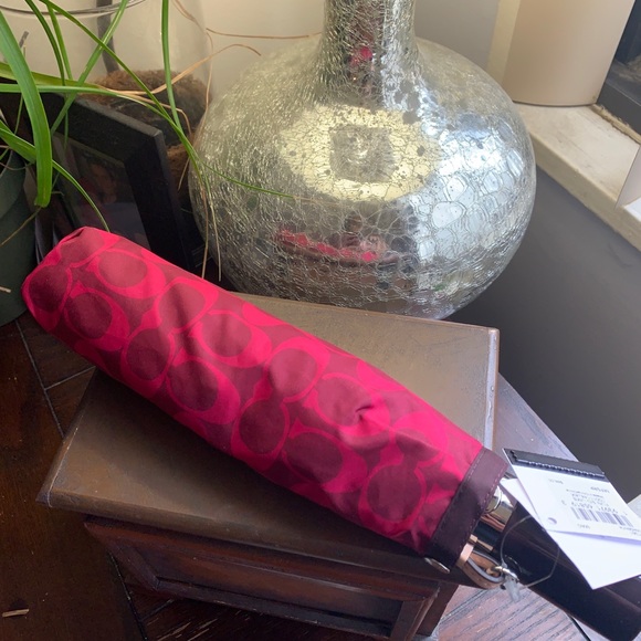 Coach Accessories - Authentic Coach Nylon signature LG Umbrella/sleeve